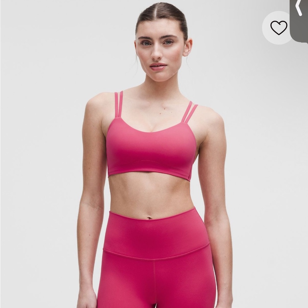 Lululemon Pink Like a Cloud Bra B/C Cup 10